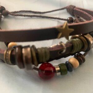 Leather Band Music Bracelet